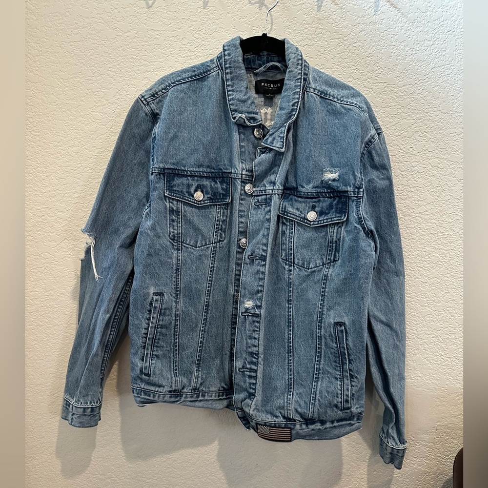 PACsun Los angeles denim jacket - Picture 2 of 4